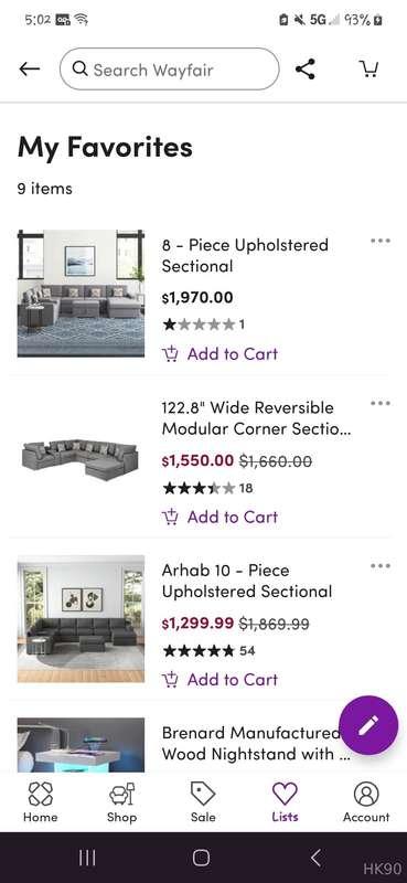 Next on my large household purchases is a couch!!!! Hoping t..