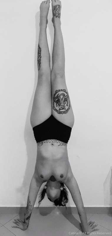 Training hand stand!