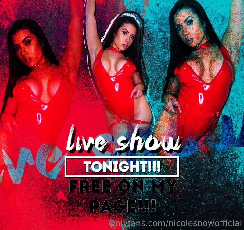 Are YOU ready?! LIVE SHOW TONIGHT!!!!