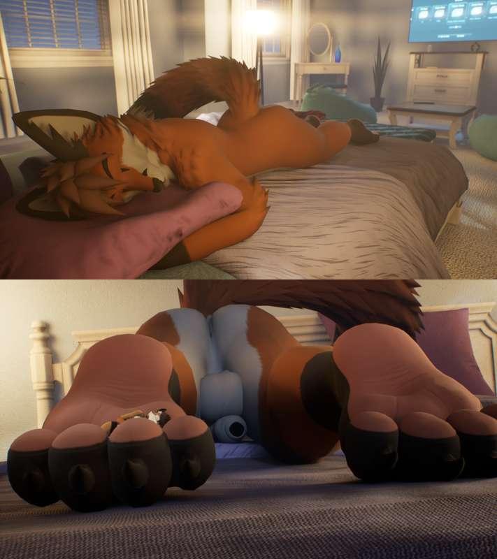 Vulpes Paw Bed Posters