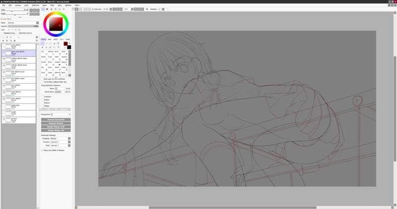 Progress on Neru 2nd CG artwork.