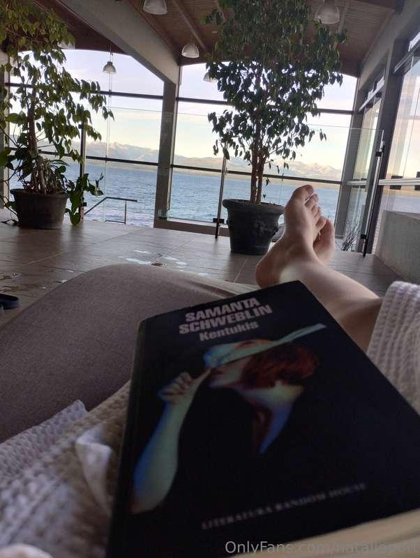 Some swimming and reading to stretch myself before breakfast