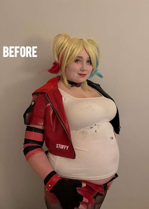 Harley Quinn Stuffing | Before & After Pics 