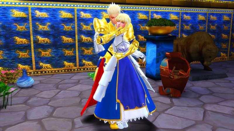 Gilgamesh & Arturia (Saber) - Fate/Stay Night