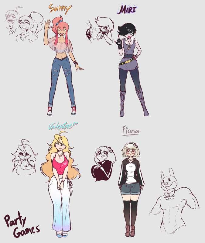 Party Games Concept Art