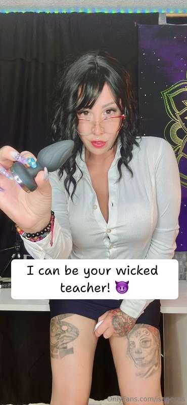 I want to be your sex teacher, you sign up for my class 👀 🍆