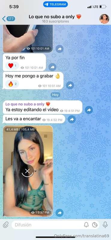 Nuevo Video en el canal de Telegram