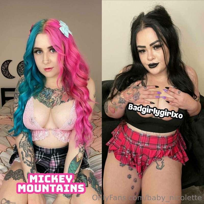 ## @MickeyMountains and
## @BadGirlyGirlxo want to get off w..