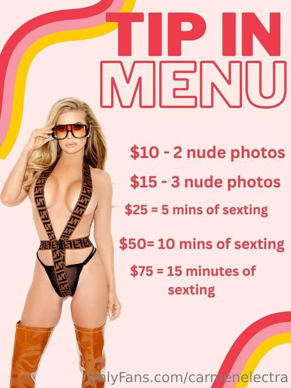 ***New Month Specials!*** ⚡️*Sexting includes photos too* 😘🥵..