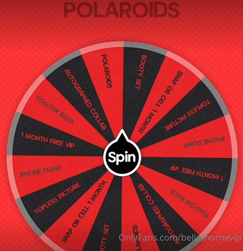 Brand new spin the wheel!! I love playing with you guys and ..