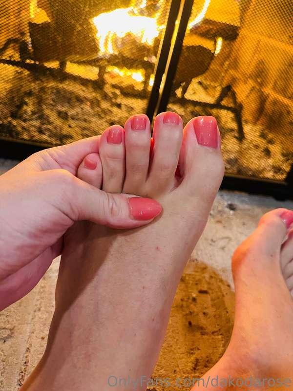 I went shorter on the nail length this time for my pedi, and..