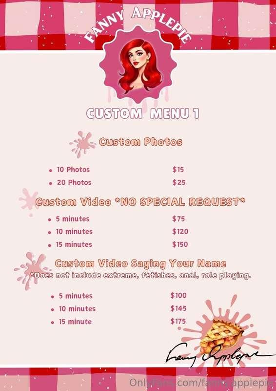 CUSTOM VIEDO&PICS MENU 
