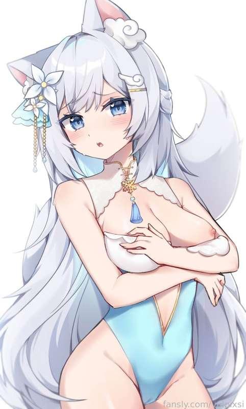 I got some art to show everyone

🎨: @anlacki

#lewdtuber #vtuber #art #hentai #horny