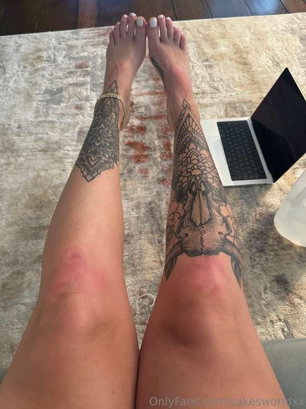 I’ve been a bad girl.. Rug burn is the worsttt 😅🤕