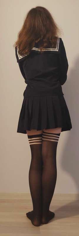 How do you like my stockings and hair?🥰