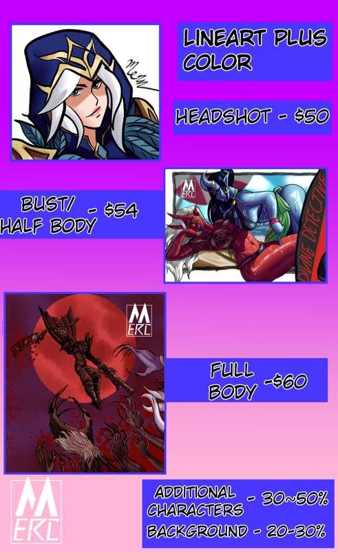 My Commission Sheet
