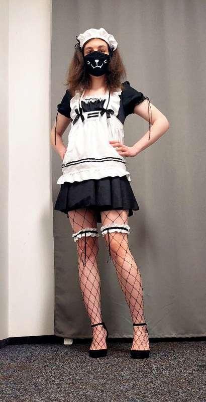 Femboy maid on Saturday❤️