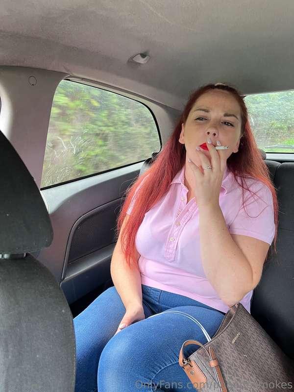 Smoking in the Car - If only it was a Fake Taxi 🤣