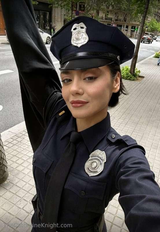 🚔🚨Officer Catherine here, you're violating the law... And sh..