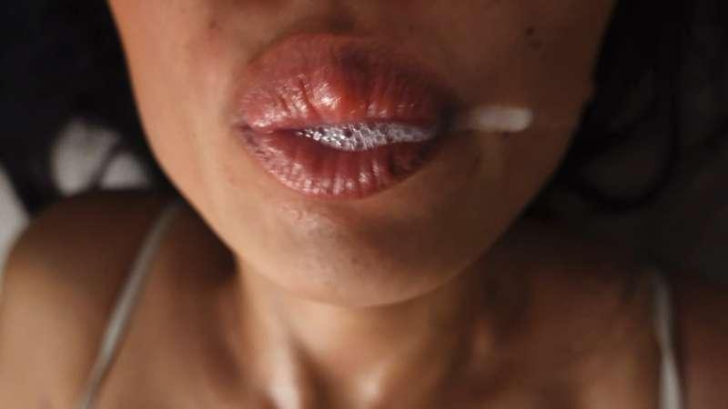 I am your GIRLFRIEND and I tell you to use my tongue