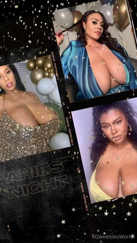 🥳 It’s Aries season and @onlyonerhonda , @justomifree & myse..