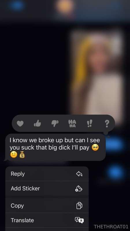 Why would my EX Text me this like I’m NOT GONE GET THE MONEY..