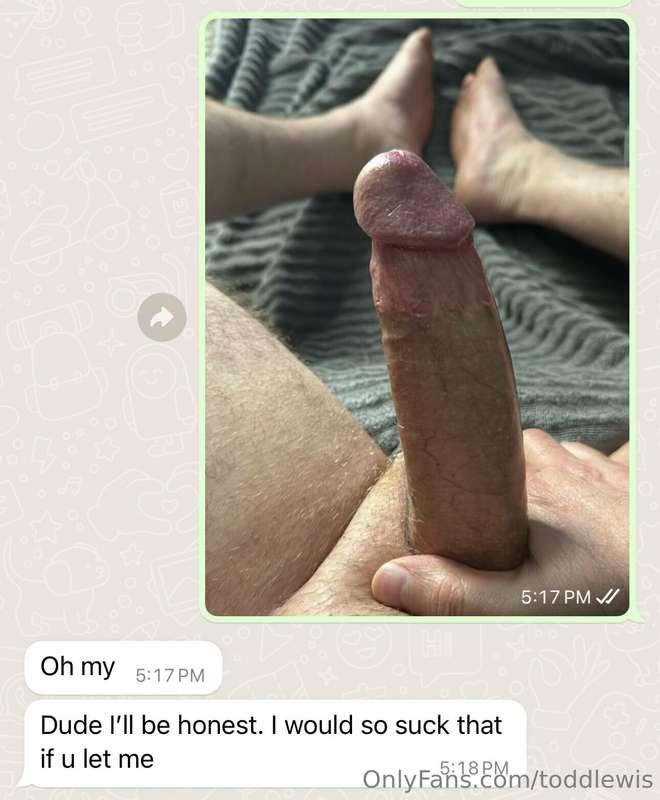 My ex Roommate wants me to cum on his face, get this post to..