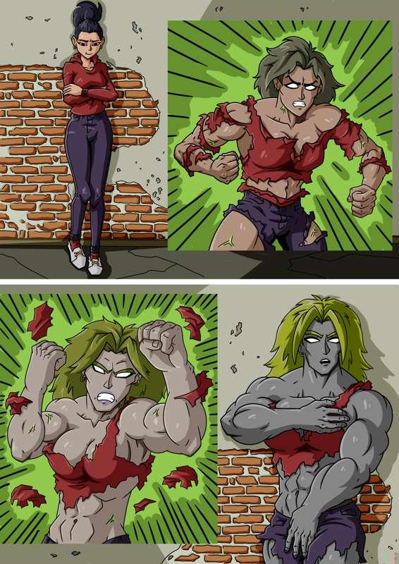 Hyper Atomic Girl (First Design) transformation comission