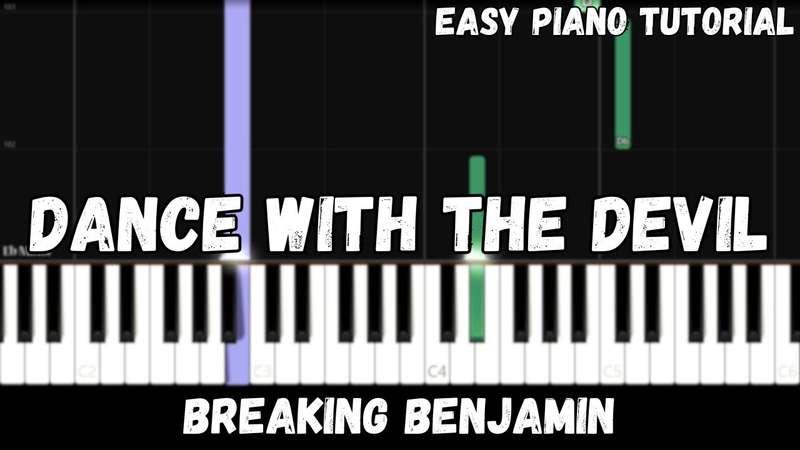 Easy MIDI - Breaking Benjamin - Dance With The Devil (Atlantic Notes Arrangement + Tempo + Colors + Key)