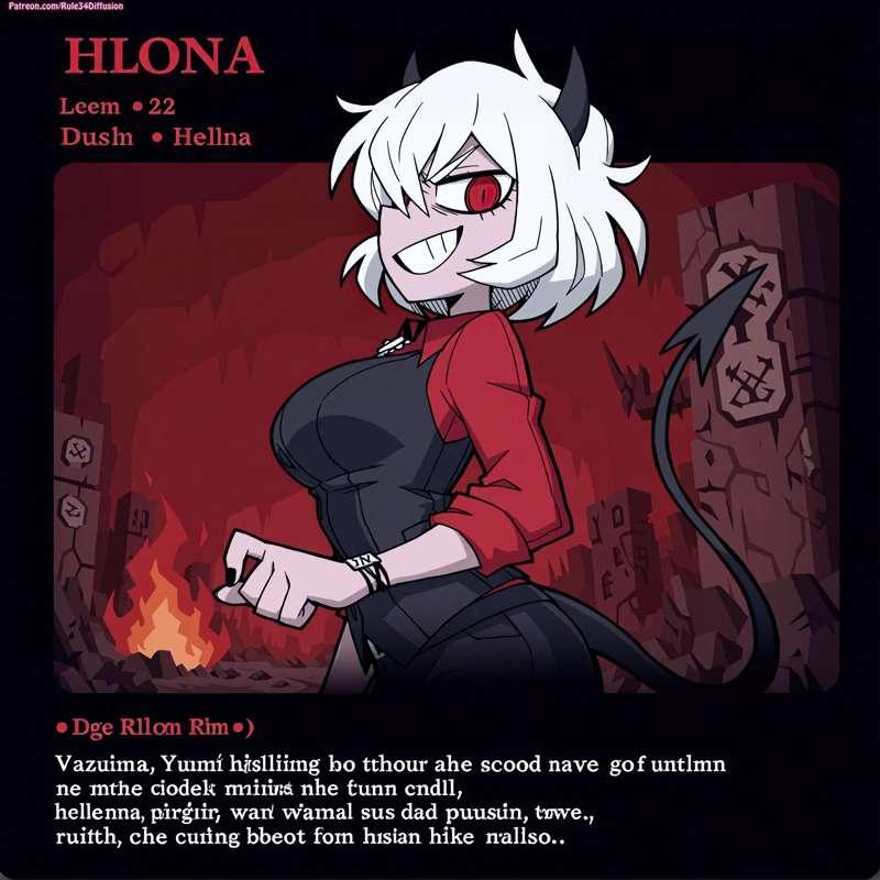 Malina of Helltaker Sexy Poses [Gen 2.5]