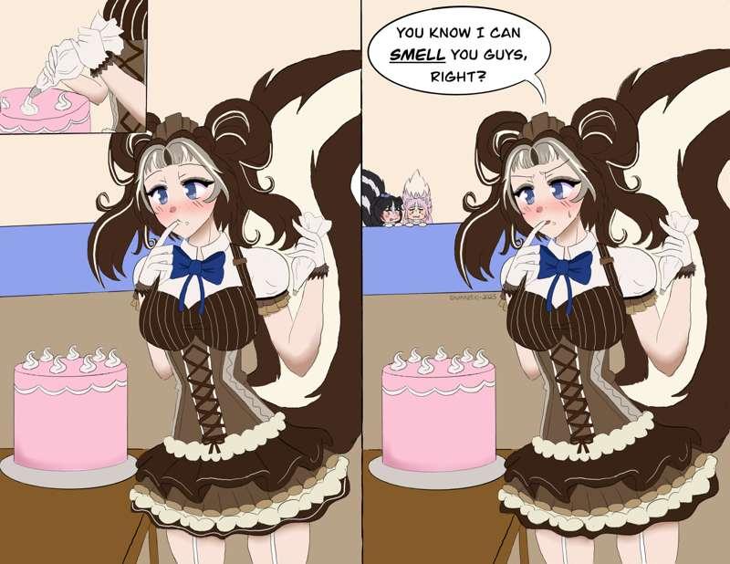 Lady the Tiramisu skunkgirl 🤎
