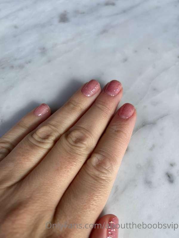 Thank you to one of my boyfriends… he treated me to a mani &..