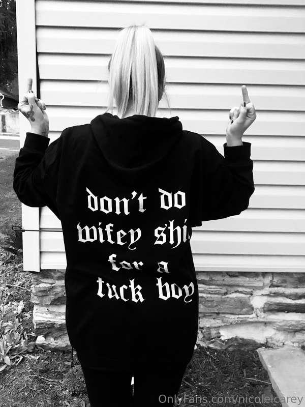 Don’t do wifey shit for a fuck boy 💀🖤