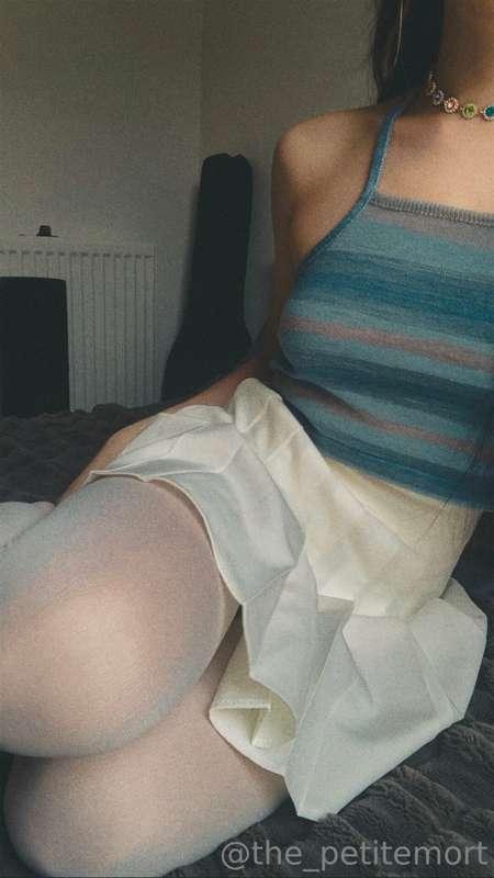 POV you're heading to work and this naughty little girl is l..