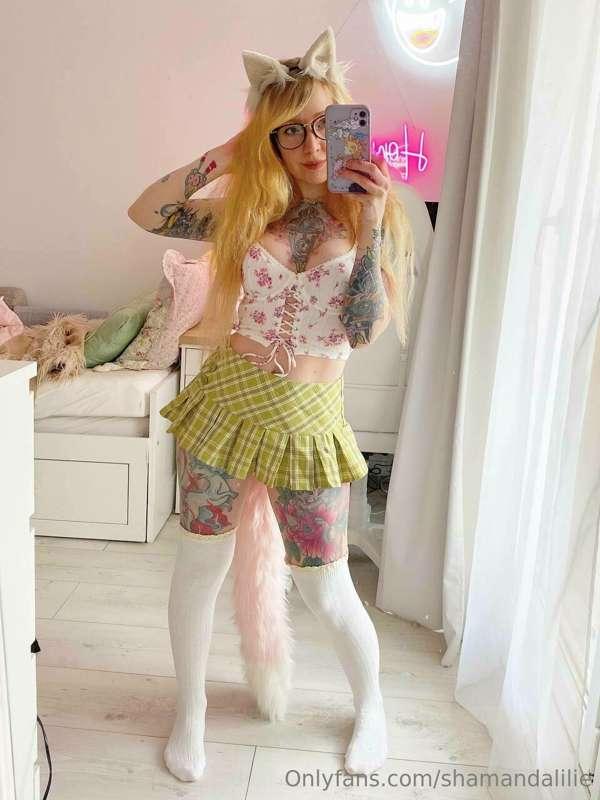 Do you think I'm wearing panties or not? 👀