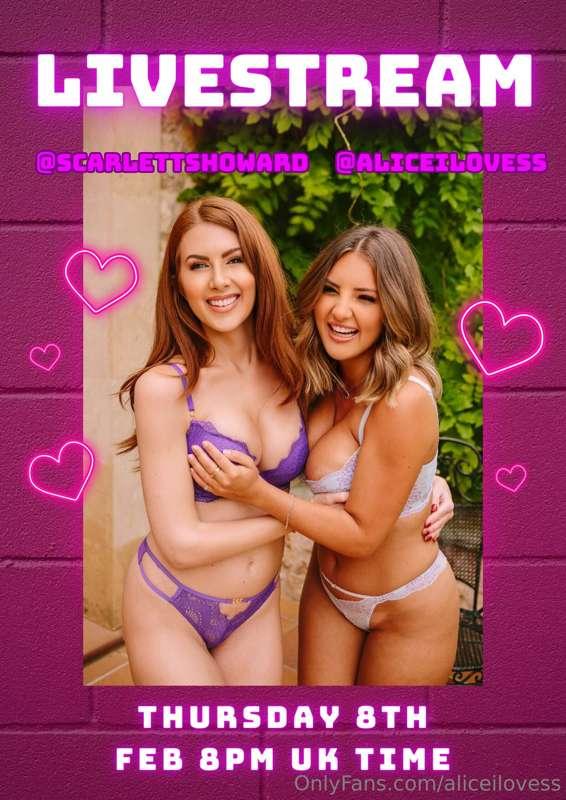 See you all tomorrow!! xx @scarlettshoward

www.onlyfans.com..