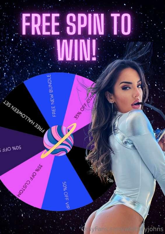 LAST CHANCE FOR FREE SPINS! 🚀 Wanna win something extra spec..