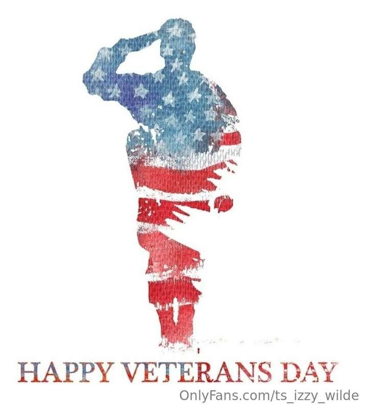 Happy Veterans Day! 🇺🇸

Where are all my Veterans at? 

Cust..