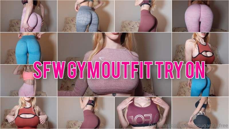 Gym Outfit Try-On (SFW)Today, I'm trying on some new gym out..