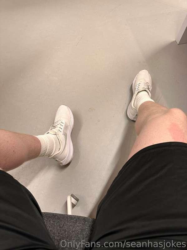 Who wants to take these shoes off for me?