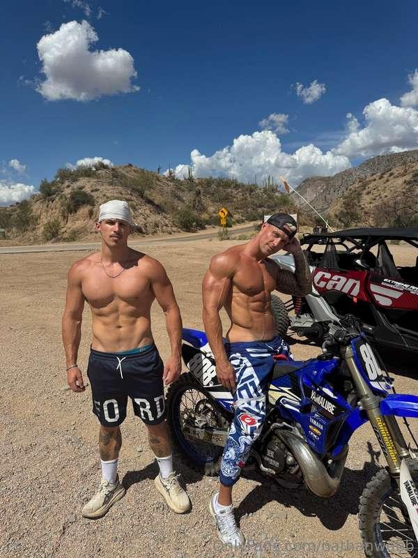 May have took a big spill ;) but always good time with the b..