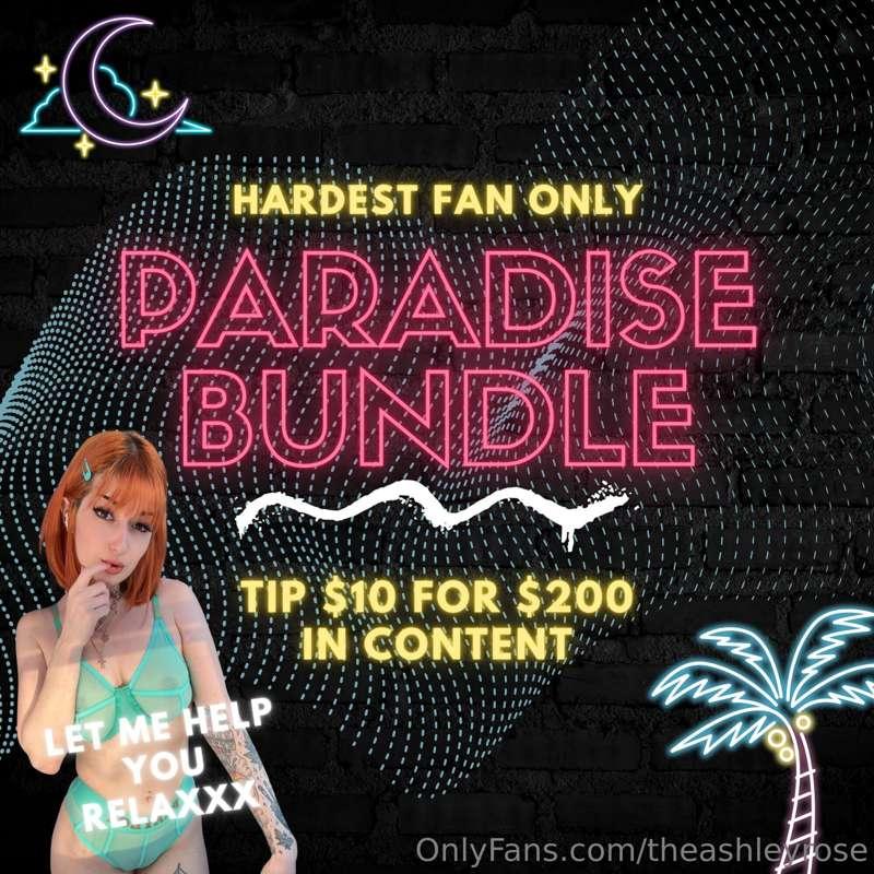 AVAILABLE FOR ONE FAN ONLY...TIP $10 FOR $200 OF MY BEST CON..