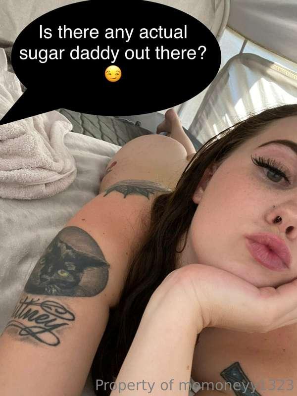 My thought of the day; 
Why can’t sugar daddies be real haha..