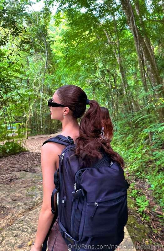 One thing about me: If you ask me to go on a hike or a natur..