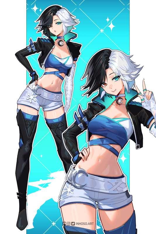 Luna Snow from Marvel Rivals!