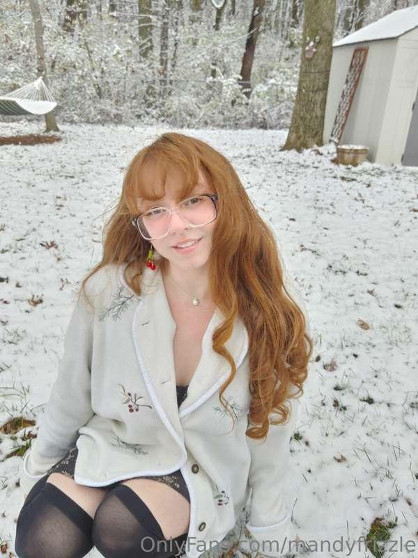 Its so nipply out in the snow
