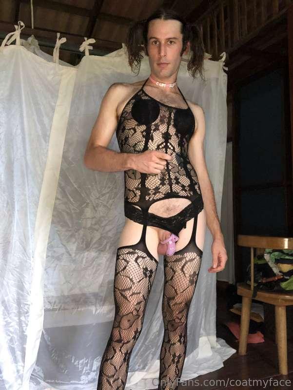 #tbt to my first time shaving and doing a sissy shoot