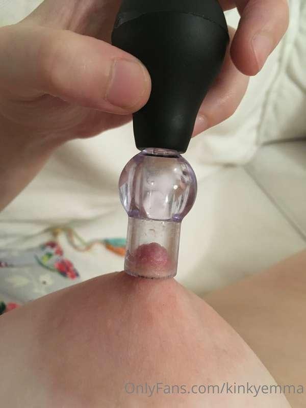 Continuing to play with my nipple pump… But adding some tigh..