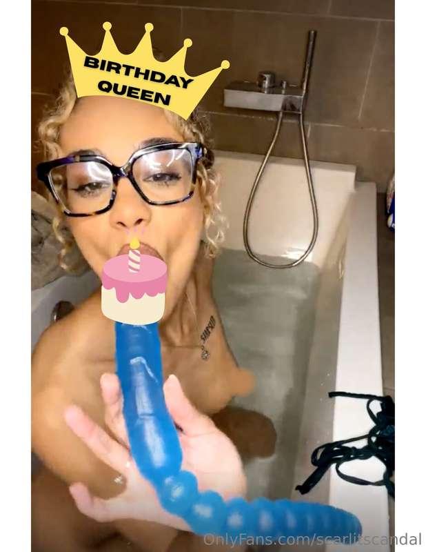 wish me a belated HAPPY BIRTHDAY with the biggest cum load y..