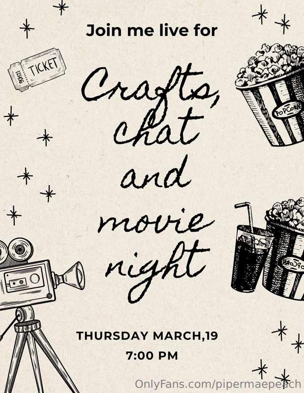 We are gonna hang out this Thursday night ~ see ya there!! 🥰